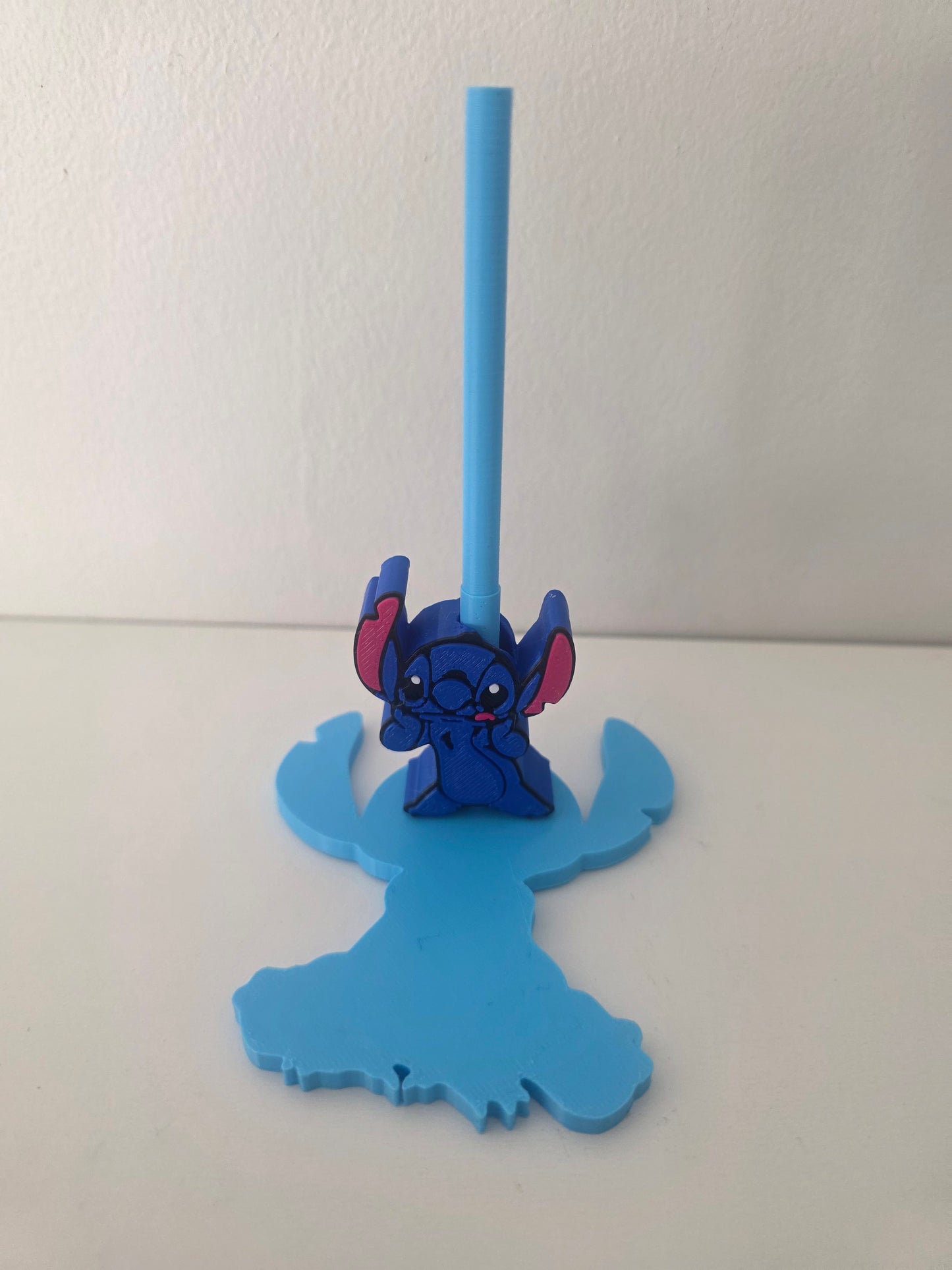 Straw topper holder