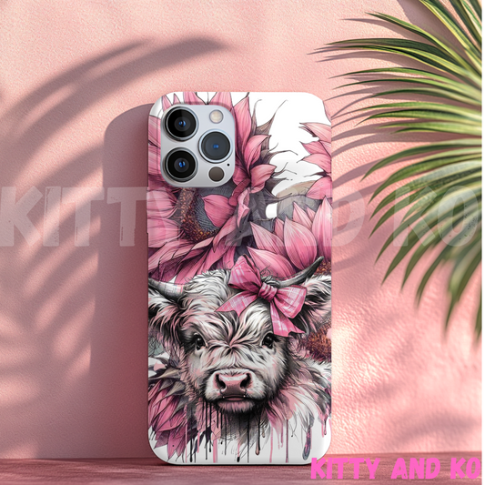 Higland cow pink