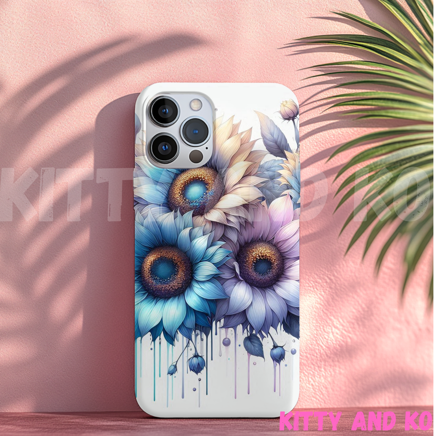 Sunflowers blue