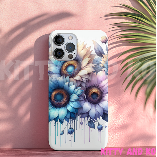 Sunflowers blue