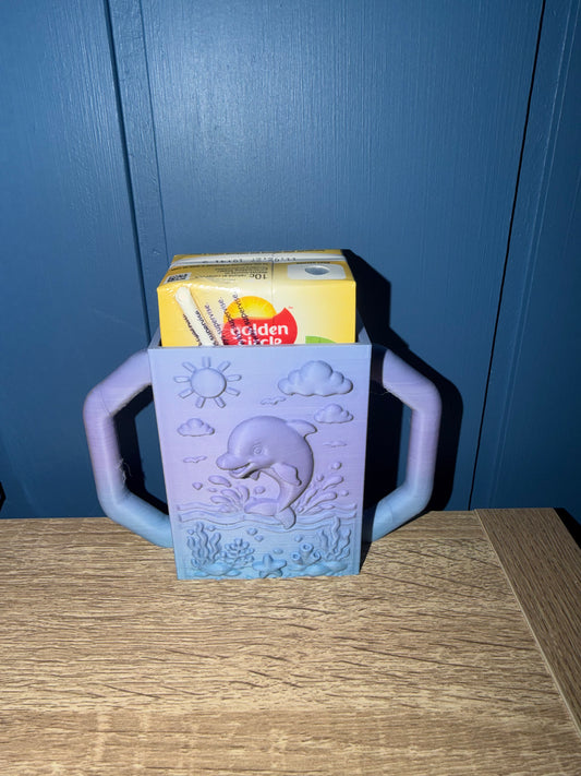 Juice box holder