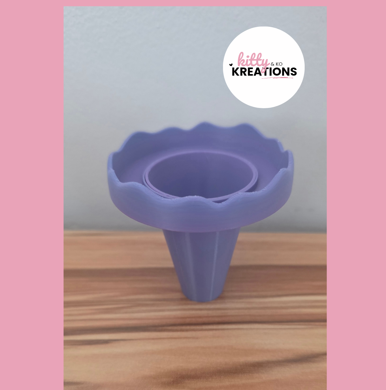 Ice cream cone drip tray